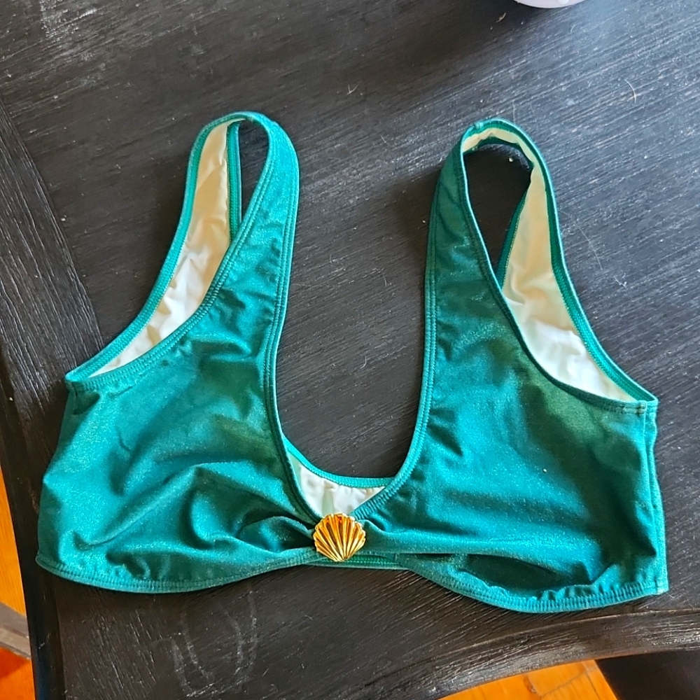 Green Bikini Top Only